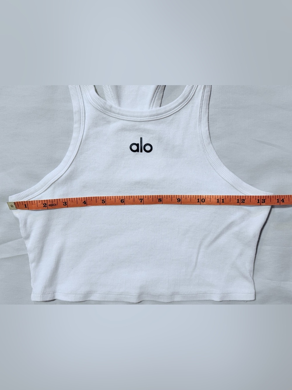 Alo Aspire Tank Top Black and White Small - Picture 7 of 8